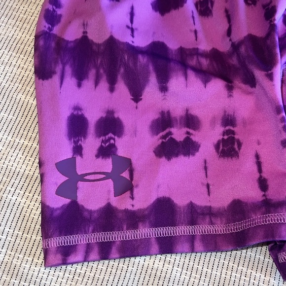 Under Armour Purple Tie-Dye Shorts | XS | GUC - Picture 5 of 5